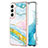Handyhülle Silikon Hülle Gummi Schutzhülle Flexible Modisch Muster Y11B für Samsung Galaxy S21 FE 5G Plusfarbig