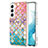 Handyhülle Silikon Hülle Gummi Schutzhülle Flexible Modisch Muster Y15B für Samsung Galaxy S21 Plus 5G