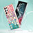 Handyhülle Silikon Hülle Gummi Schutzhülle Flexible Modisch Muster Y15B für Samsung Galaxy S22 Ultra 5G
