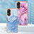 Handyhülle Silikon Hülle Gummi Schutzhülle Flexible Modisch Muster YB1 für Oppo Reno8 T 4G