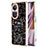 Handyhülle Silikon Hülle Gummi Schutzhülle Flexible Modisch Muster YB2 für Oppo Reno10 Pro 5G