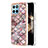 Handyhülle Silikon Hülle Gummi Schutzhülle Flexible Modisch Muster YB3 für Huawei Honor X8b Braun