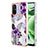 Handyhülle Silikon Hülle Gummi Schutzhülle Flexible Modisch Muster YB3 für Xiaomi Redmi 12C 4G Violett