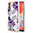 Handyhülle Silikon Hülle Gummi Schutzhülle Flexible Modisch Muster YB4 für Samsung Galaxy A04E