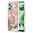 Handyhülle Silikon Hülle Gummi Schutzhülle Flexible Modisch Muster YB7 für Xiaomi Poco X5 5G Rosa
