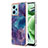 Handyhülle Silikon Hülle Gummi Schutzhülle Flexible Modisch Muster YB7 für Xiaomi Poco X5 5G Violett