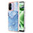 Handyhülle Silikon Hülle Gummi Schutzhülle Flexible Modisch Muster YB7 für Xiaomi Redmi 11A 4G Blau
