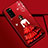 Handyhülle Silikon Hülle Gummi Schutzhülle Flexible Motiv Kleid Mädchen S01 für Huawei Honor V30 5G Rot