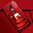 Handyhülle Silikon Hülle Gummi Schutzhülle Flexible Motiv Kleid Mädchen S01 für Huawei Mate 20 X 5G Rot