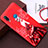 Handyhülle Silikon Hülle Gummi Schutzhülle Motiv Kleid Mädchen für Huawei Nova 3e Rot