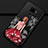Handyhülle Silikon Hülle Gummi Schutzhülle Motiv Kleid Mädchen für Huawei Nova 5i Pro Rot und Schwarz