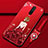 Handyhülle Silikon Hülle Gummi Schutzhülle Motiv Kleid Mädchen für Xiaomi Redmi K30 4G Rot