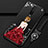 Handyhülle Silikon Hülle Gummi Schutzhülle Motiv Kleid Mädchen für Xiaomi Redmi K30 4G Rot und Schwarz