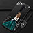 Handyhülle Silikon Hülle Gummi Schutzhülle Motiv Kleid Mädchen für Xiaomi Redmi Note 8 Pro Schwarz