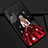 Handyhülle Silikon Hülle Gummi Schutzhülle Motiv Kleid Mädchen K03 für Huawei P30 Lite New Edition Rot und Schwarz