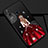 Handyhülle Silikon Hülle Gummi Schutzhülle Motiv Kleid Mädchen Z01 für Huawei Honor 20E Rot und Schwarz