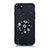 Handyhülle Silikon Hülle Gummi Schutzhülle Sternenhimmel für Apple iPhone 7 Schwarz