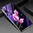 Handyhülle Silikon Hülle Rahmen Schutzhülle Spiegel Blumen für Huawei P Smart Pro (2019) Pink