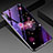 Handyhülle Silikon Hülle Rahmen Schutzhülle Spiegel Blumen für Huawei Y9s Violett