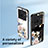 Handyhülle Silikon Hülle Rahmen Schutzhülle Spiegel Blumen für Vivo X80 5G