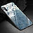 Handyhülle Silikon Hülle Rahmen Schutzhülle Spiegel Blumen K01 für Xiaomi Mi A3 Blau