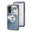 Handyhülle Silikon Hülle Rahmen Schutzhülle Spiegel Blumen S01 für Samsung Galaxy F13 4G
