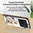 Handyhülle Silikon Hülle Rahmen Schutzhülle Spiegel Blumen S01 für Vivo X80 5G