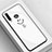 Handyhülle Silikon Hülle Rahmen Schutzhülle Spiegel Modisch Muster für Huawei P Smart+ Plus (2019) Weiß