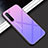Handyhülle Silikon Hülle Rahmen Schutzhülle Spiegel Modisch Muster für Oppo F15 Violett