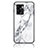Handyhülle Silikon Hülle Rahmen Schutzhülle Spiegel Modisch Muster für Oppo K10 5G India Weiß