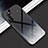 Handyhülle Silikon Hülle Rahmen Schutzhülle Spiegel Modisch Muster für Oppo Reno3 Dunkelgrau