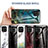 Handyhülle Silikon Hülle Rahmen Schutzhülle Spiegel Modisch Muster für Samsung Galaxy A03