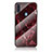Handyhülle Silikon Hülle Rahmen Schutzhülle Spiegel Modisch Muster für Samsung Galaxy A11 Rot