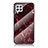 Handyhülle Silikon Hülle Rahmen Schutzhülle Spiegel Modisch Muster für Samsung Galaxy A22 4G Rot