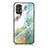 Handyhülle Silikon Hülle Rahmen Schutzhülle Spiegel Modisch Muster für Samsung Galaxy A23 5G Grün