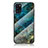 Handyhülle Silikon Hülle Rahmen Schutzhülle Spiegel Modisch Muster für Samsung Galaxy A31 Blau