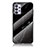 Handyhülle Silikon Hülle Rahmen Schutzhülle Spiegel Modisch Muster für Samsung Galaxy A32 4G Schwarz