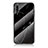 Handyhülle Silikon Hülle Rahmen Schutzhülle Spiegel Modisch Muster für Samsung Galaxy A50S Schwarz