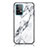 Handyhülle Silikon Hülle Rahmen Schutzhülle Spiegel Modisch Muster für Samsung Galaxy A52 4G Weiß