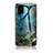 Handyhülle Silikon Hülle Rahmen Schutzhülle Spiegel Modisch Muster für Samsung Galaxy A71 5G Blau