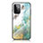 Handyhülle Silikon Hülle Rahmen Schutzhülle Spiegel Modisch Muster für Samsung Galaxy A72 4G Grün