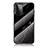 Handyhülle Silikon Hülle Rahmen Schutzhülle Spiegel Modisch Muster für Samsung Galaxy A72 4G Schwarz