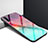 Handyhülle Silikon Hülle Rahmen Schutzhülle Spiegel Modisch Muster für Samsung Galaxy A90 5G Cyan