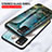 Handyhülle Silikon Hülle Rahmen Schutzhülle Spiegel Modisch Muster für Samsung Galaxy F02S SM-E025F