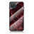 Handyhülle Silikon Hülle Rahmen Schutzhülle Spiegel Modisch Muster für Samsung Galaxy F12 Rot
