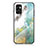 Handyhülle Silikon Hülle Rahmen Schutzhülle Spiegel Modisch Muster für Samsung Galaxy F23 5G Grün