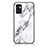 Handyhülle Silikon Hülle Rahmen Schutzhülle Spiegel Modisch Muster für Samsung Galaxy F23 5G Weiß