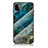 Handyhülle Silikon Hülle Rahmen Schutzhülle Spiegel Modisch Muster für Samsung Galaxy F42 5G Blau