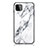 Handyhülle Silikon Hülle Rahmen Schutzhülle Spiegel Modisch Muster für Samsung Galaxy F42 5G Weiß