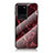 Handyhülle Silikon Hülle Rahmen Schutzhülle Spiegel Modisch Muster für Samsung Galaxy S20 Ultra 5G Rot